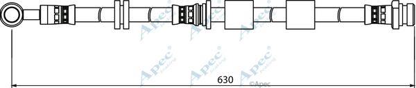APEC BRAKING Тормозной шланг HOS3908